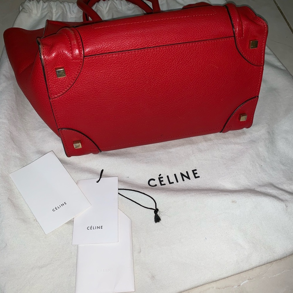 Celine | Micro Luggage Handbag in Drummed Calfskin - Picture 3 of 8